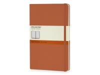 Записная книжка Moleskine Classic (в линейку) в твердой обложке, Large (13х21см), оранжевый коралл , размер A5
