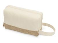 Косметичка Jute с ручкой из хлопка и джута, натуральный