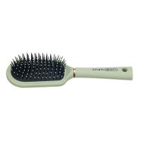 Щетка Dewal Beauty серия "Магия" массажная, оливковая, 9 рядов