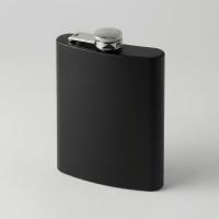 Фляжка 240 мл Remarque soft touch, 304 сталь, черный