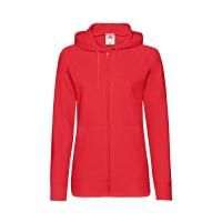 Толстовка без начеса "Ladies Lightweight Hooded Sweat", красный, L, 80% х/б 20% полиэстер, 240 г/м2