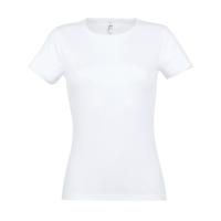Футболка женская MISS, белый, L, 100% хлопок, 150 г/м2