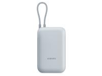 Внешний аккумулятор со встроенным кабелем Mi Power Bank 10000mAh (Integrated Cable) Ice Blue GL