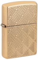 Зажигалка ZIPPO Armor® с покрытием Глянцевая латунь | High Polish Brass, латунь/сталь, золотистая, 38x13x57 мм