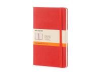 Записная книжка Moleskine Classic (в линейку) в твердой обложке, Large (13х21см), красный , размер A5