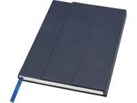 Блокнот Alejandra формата А5 с твердой обложкой из переработанной кожи - Синий
