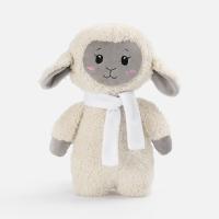 Мягкая игрушка Beastie Toys, овечка с белым шарфом