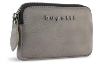 Ключница BUGATTI БЕЛЛА | BELLA, бежевая, воловья кожа/полиэстер, 12х1,5х7 см