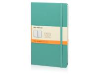 Записная книжка Moleskine Classic (в линейку) в твердой обложке, Large (13х21см), морская волна , размер A5