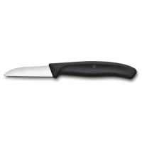 Нож для овощей и фруктов VICTORINOX SwissClassic с прямым лезвием 6 см, чёрный