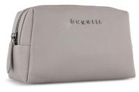 Косметичка BUGATTI БЕЛЛА | BELLA, бежевая, воловья кожа/полиэстер, 19х8,5х11 см
