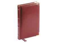 Ежедневник А5 полудатированный Boss, бордовый , размер A5