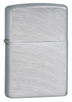 Зажигалка ZIPPO классическая хромированная с дугообразным узором | Classic Chrome Arch, латунь/сталь, серебристая, матовая, 38x13x57 мм