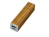 PB-wood1 Универсальное зарядное устройство power bank прямоугольной формы. 2200MAH. Красный , размер 2200 mAh