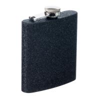 Фляга S.Quire 0,18 л, Black Ice, сталь, черная