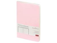 Ежедневник А5 недатированный Megapolis Velvet Flex, зефирный розовый