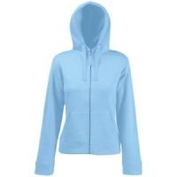 Толстовка "Lady-Fit Hooded Sweat Jacket", небесно-голубой_XS, 75% х/б, 25% п/э, 280 г/м2