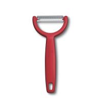Овощечистка VICTORINOX YPSO, серрейторное лезвие из нержавеющей стали, красная