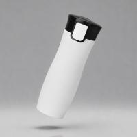 Вакуумная термокружка с кнопкой Streamline, Waterline, soft-touch, белый