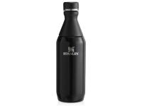 Бутылка для воды Stanley All Day Slim объемом 350 мл - черный глянцевый