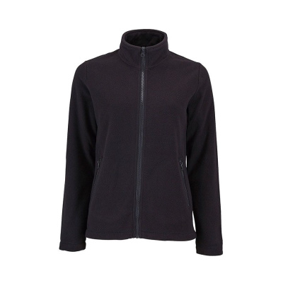 Толстовка на молнии женская NORMAN WOMEN, черный, 2XL, 100% п/э, 220 г/м2