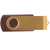 Флешка TWIST WOOD COLOR Темное дерево с золотистым 4014.32.17.64ГБ Флешка TWIST WOOD COLOR Темное дерево с золотистым 4014.32.17.64ГБ