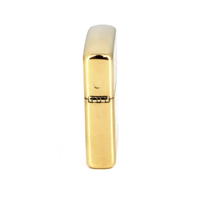 Зажигалка ZIPPO Armor™ с покрытием Brushed Brass, латунь/сталь, золотистая, матовая, 38x13x57 мм