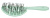 Щетка Dewal Beauty серия "Ocean wave", продувная, с нейлоновым штифтом, форма волна, зеленая