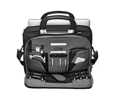 Портфель WENGER BC Pro для ноутбука 14-16'', черный, полиэстер, 40 x 16 x 29 см, 11 л