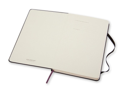 Записная книжка Moleskine Classic (в линейку) в твердой обложке, Pocket (9x14см), черный , размер A6