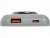 Магнитный беспроводной внешний аккумулятор MagnetIQ, 5000 mah, 10 W, серый Cool gray 7C Магнитный беспроводной внешний аккумулятор MagnetIQ, 5000 mah, 10 W, серый Cool gray 7C