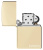 Зажигалка ZIPPO Logo с покрытием Champagne, латунь/сталь, золотистая, глянцевая, 38x13x57 мм