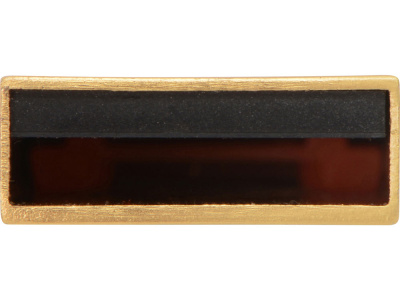 USB 2.0-флешка на 32 Гб с мини чипом и круглым отверстием, золотистыйй , размер 32ГБ