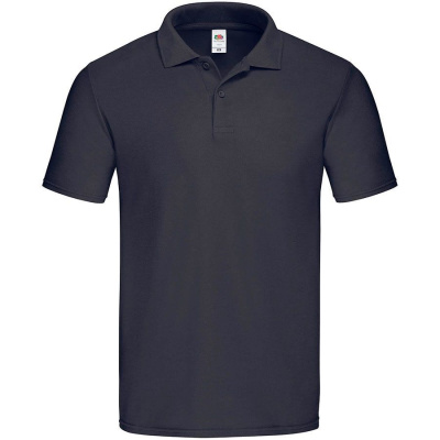 Поло мужское "Original Polo", темно-синий_3XL, 100% х/б, 185г/м²