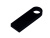 USB 2.0-флешка на 8 Гб с мини чипом и круглым отверстием, черный , размер 8ГБ USB 2.0-флешка на 8 Гб с мини чипом и круглым отверстием, черный , размер 8ГБ