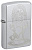 Зажигалка ZIPPO Vintage Dance с покрытием Satin Chrome, латунь/сталь, серебристая, 38x13x57 мм