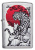 Зажигалка ZIPPO Азиатский тигр с покрытием матовый хром | Asian Tiger Brushed Chrome, латунь/сталь, серебристая, 38x13x57 мм