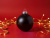 Стеклянный елочный шар Christmas bauble, черный металлик, с серебристым колпачком в черной коробке Стеклянный елочный шар Christmas bauble, черный металлик, с серебристым колпачком в черной коробке