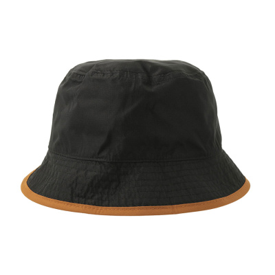 Панама "BUCKET POCKET-S", горчичный-чёрный, 100% переработанный полиэстер, 85 г/м2