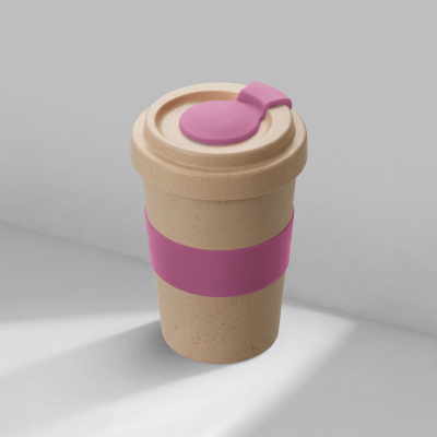 Стакан из пшеничного волокна Flava, dust pink