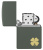 Зажигалка ZIPPO Четырехлистный клевер с зеленым матовым покрытием | Four Leaf Clover Green Matte, латунь/сталь, зеленая, 38x13x57 мм Зажигалка ZIPPO Четырехлистный клевер с зеленым матовым покрытием | Four Leaf Clover Green Matte, латунь/сталь, зеленая, 38x13x57 мм