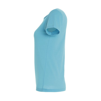 Футболка женская MISS, бирюзовый, S, 100% хлопок, 150 г/м2
