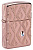 Зажигалка ZIPPO Armor® Geometric с покрытием Rose Gold, латунь/сталь, розовое золото, 38x13x57 мм