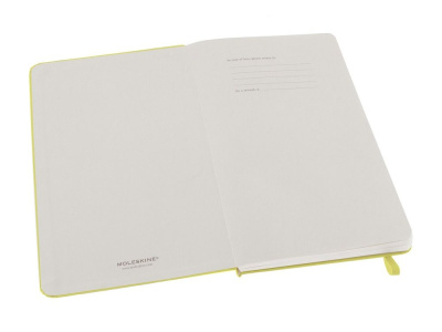Записная книжка Moleskine Classic (в линейку) в твердой обложке, Large (13х21см), цитрусовый , размер A5