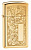 Зажигалка ZIPPO Slim® Venetian® с покрытием High Polish Brass, латунь/сталь, 29x10x60 мм