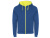 Толстовка на молнии Fuji, королевский синий/неоновый желтый , размер S Толстовка на молнии Fuji, королевский синий/неоновый желтый , размер S