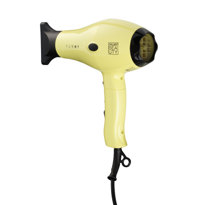 Фен DEWAL BEAUTY YumMy Yellow, жёлтый, 2000 Вт, ионизация, 1 насадка
