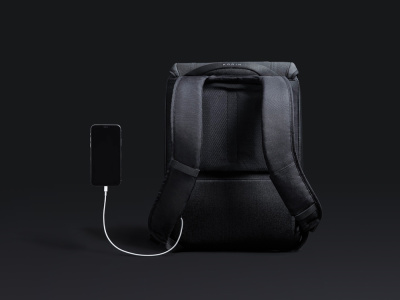 Водостойкий антикражный рюкзак Clickpack для ноутбука 15.6, черный