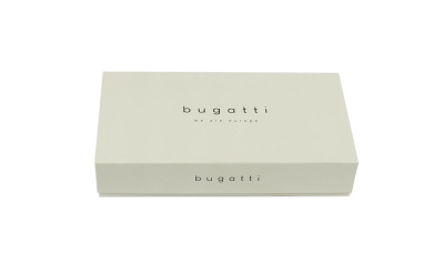 Ключница BUGATTI СИНА | SINA, бежевая, воловья кожа/полиэстер, 13х1,5х7 см