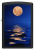 Зажигалка ZIPPO Закат луны с покрытием черный свет | Moon Sunset Black Light, латунь/сталь, чёрная, матовая, 38x13x57 мм Зажигалка ZIPPO Закат луны с покрытием черный свет | Moon Sunset Black Light, латунь/сталь, чёрная, матовая, 38x13x57 мм